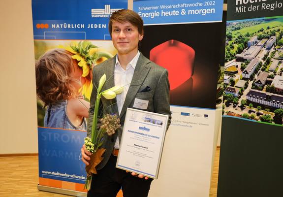 Martin Gerasch ist einer der Gewinner des Innovationspreises 2022, Foto: maxpress