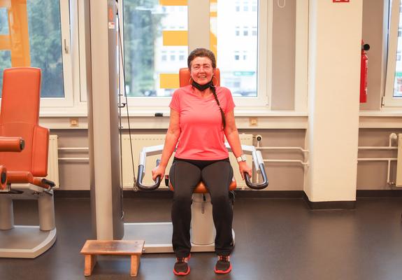 Mehrmals in der Woche trainiert Bianca Dreyer, um beweglich zu bleiben, Foto: maxpress
