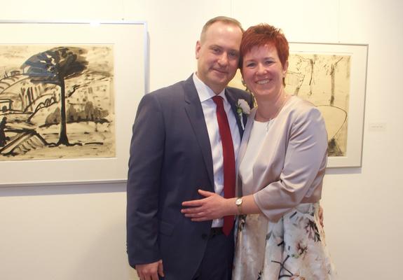 Freuen sich über Ihren besonderen Hochzeitstag Claudia und Torsten Melius