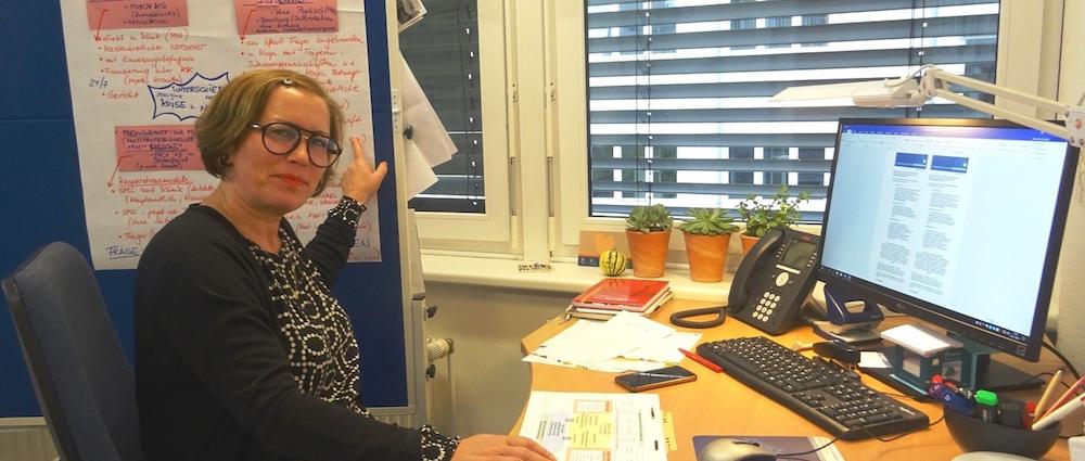 Cornelia Gomollok baut für die Landeshauptstadt einen Krisennotdienst für Menschen in seelischen Problemlagen auf