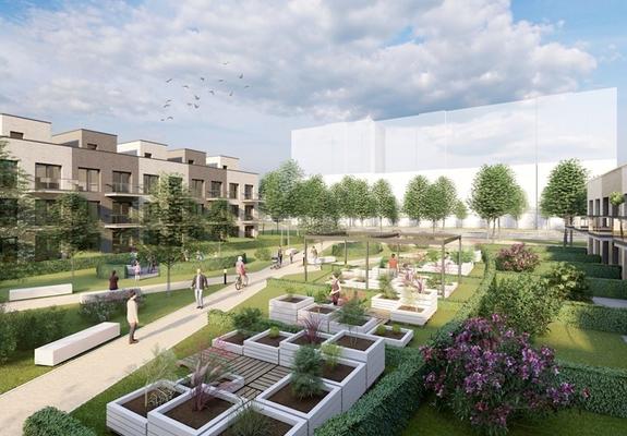 Der Stadtteil Neu Zippendorf soll in den kommenden zehn Jahren modellhaft zu einem Zukunftsquartier umgebaut werden, in dessen Zentrum ein wiederbelebter Berliner Platz steht.