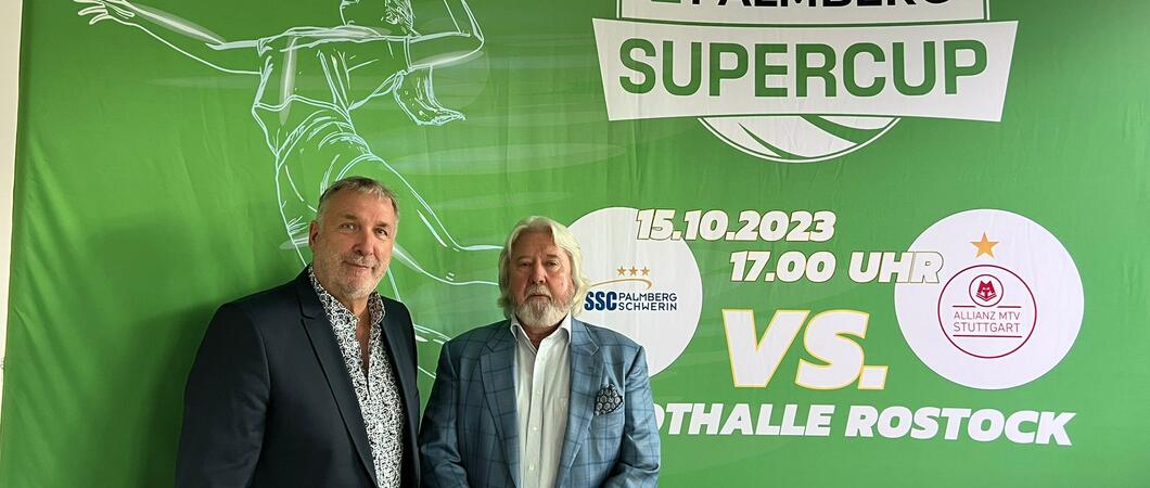 Michael Evers vom SSC (l.)und Uwe Blaumann von Palmberg freuen sich über die weitere Zusammenarbeit, Foto: SSC