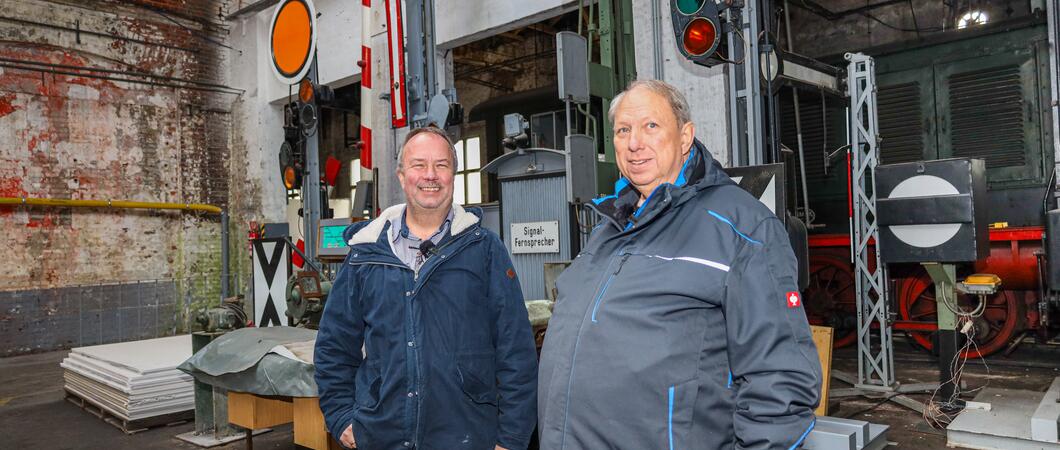 Die Mecklenburgischen Eisenbahnfreunde haben nach dem Brand im Museum schon viele Stationen erreicht und engagieren sich weiter.