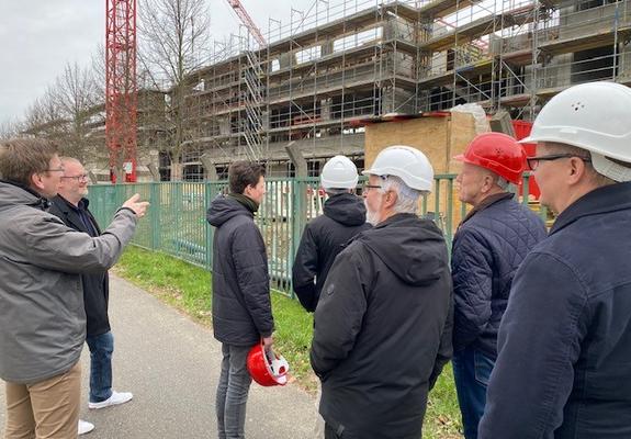 Die Besucher interessierten sich für den Neubau am TGZ Schwerin, Foto: Doreen Siegemund