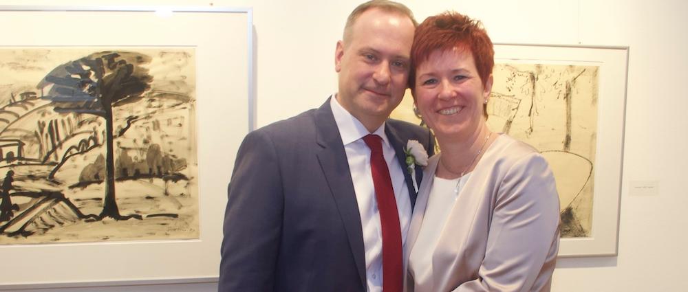 Freuen sich über Ihren besonderen Hochzeitstag Claudia und Torsten Melius