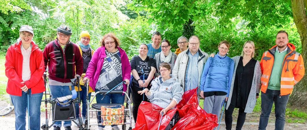 Die Dreescher Werkstätten und ANKER Sozialarbeit haben erstmals eine Woche für den Klima- und Umweltschutz durchgeführt. Dabei erfolgte auch eine große Müllsammelaktion im Stadtgebiet. Materielle Unterstützung gab es dafür von der SAS.