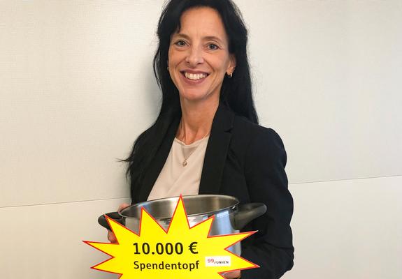 Ein neuer Spendentopf in Höhe von 10.000 Euro wurde für die Crowdfunding- Plattform 99 Funken aufgelegt. Das Besondere an dieser Aktion ist, dass alle Spenden automatisch verdoppelt werden.