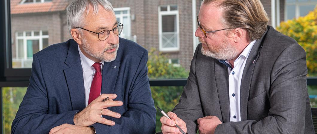 Stiftspropst Jürgen Stobbe und Thomas Tweer werden die Geschicke der Diakonie Westmecklenburg-Schwerin leiten