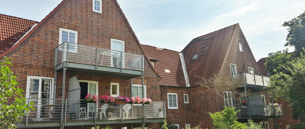 Klein aber fein, heißt es in der Clara-Zetkin- und Max-Suhrbier- Straße. Praktische Grundrisse und geräumige Balkone machen das Wohnen in dem Quartier für WGS-Mieter so angenehm.