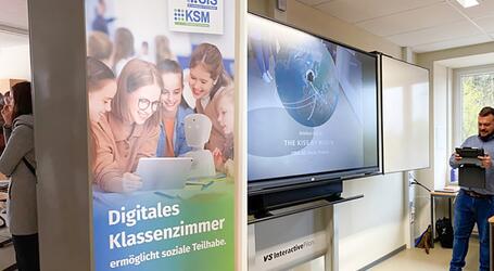 Mit dem „Schulcampus am Turm“ hat die SIS/KSM ein nagelneues Bildungszentrum komplett digital ausgestattet.