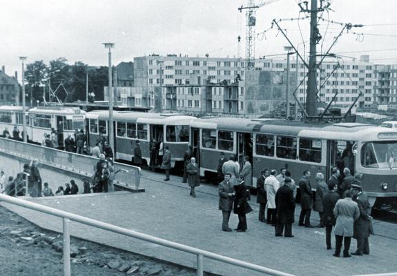 Ausbau der Strecke von der Innenstadt bis zur Hegelstraße beginnt Anfang der 1970er-Jahre