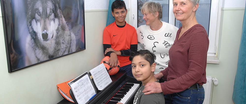 Auch musikalische Freizeitgestaltung wird in der Kinder- und Jugendwohngruppe der AWO gezielt gefördert