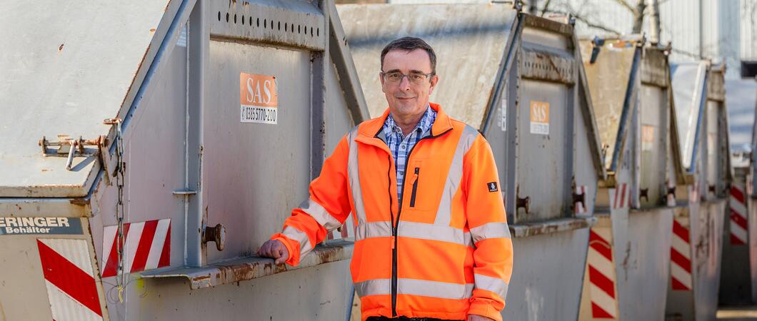 Der Containerdienst ist eine nachgefragte Dienstleistung des Unternehmens.