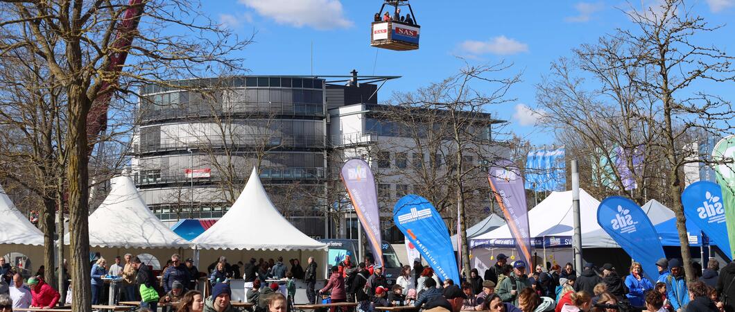 Zahlreiche Gäste informierten sich am Stand des SDS und bei den anderen beteiligten Unternehmen