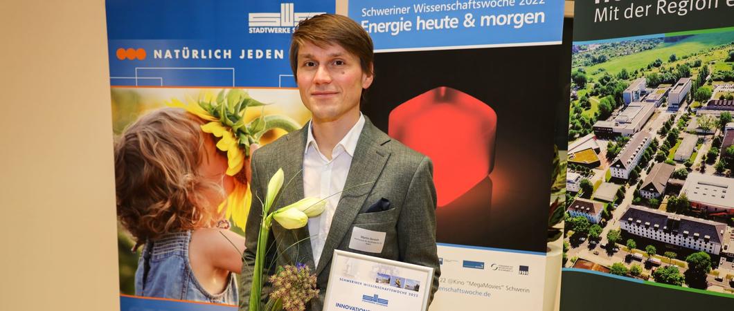 Martin Gerasch ist einer der Gewinner des Innovationspreises 2022, Foto: maxpress