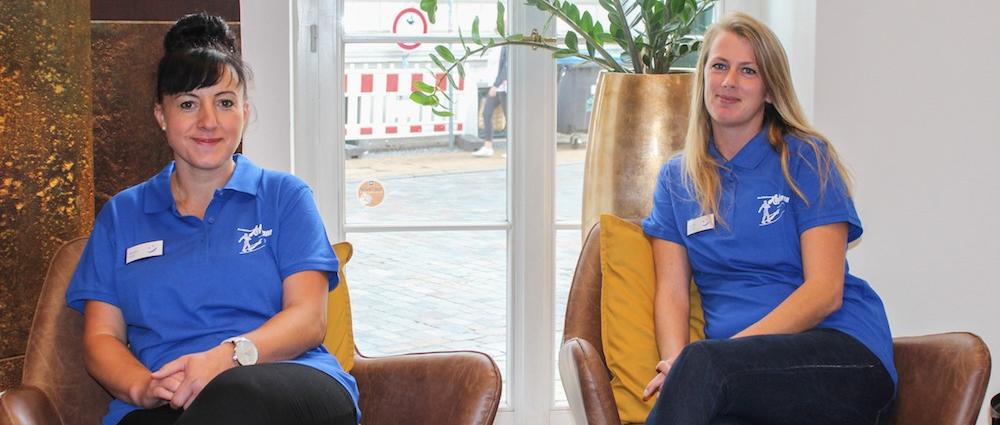 V.l.: Sandra Fust und Sabine Hundt sind gespannt auf ihre zukünftigen Aufgaben bei Sanitätshaus Hofmann und freuen sich, nun Teil des Teams zu sein