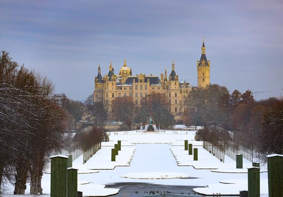 Das Schweriner Schloss ist der Mittelpunkt der Bewerbung für das UNESCO-Weltkulturerbe, Foto: maxpress