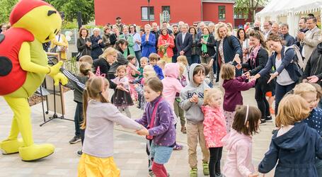 Am 2. Mai hat nun die Kita „Gänseblümchen“ der Kita gGmbH ihr Gebäude am neuen Standort eröffnet, Fotos: ZGM, maxpress