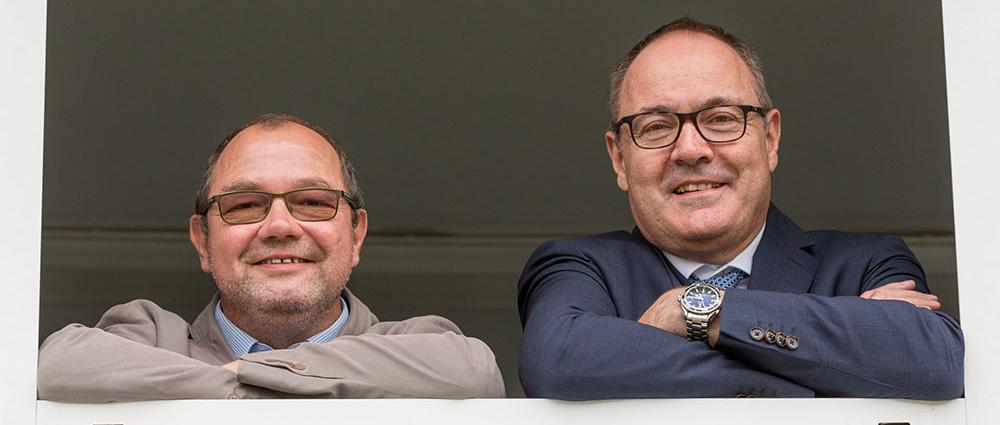 Peter Brill und Georg Jungen (v.l.) achten als Aufsichtsrat auf die gesunde Entwicklung des Unternehmens