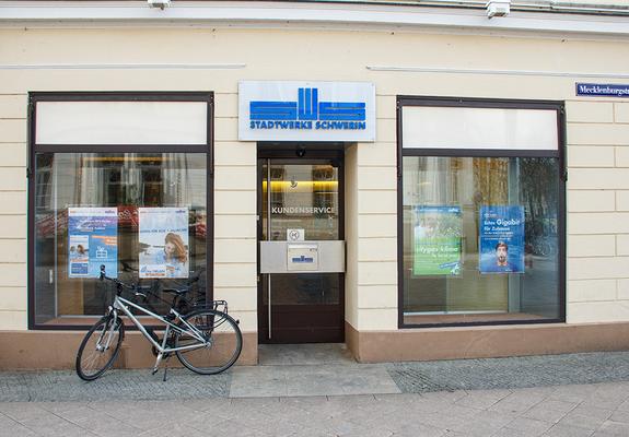 Kundencenter der Stadtwerke in der Mecklenburgstraße 1
