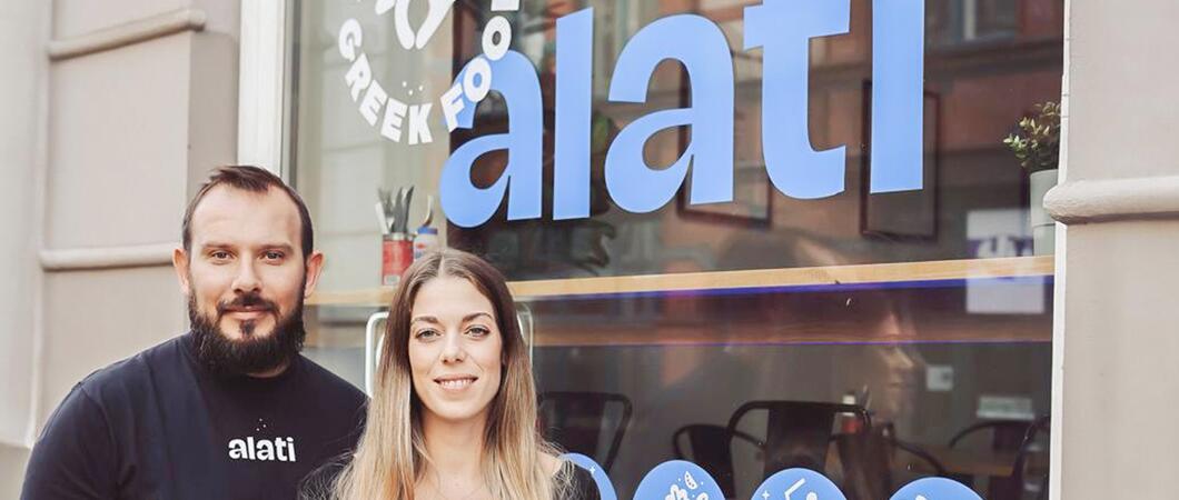 Das Schweriner Bistro „alati“ bietet authentische griechische Küche in der Wismarschen Straße.