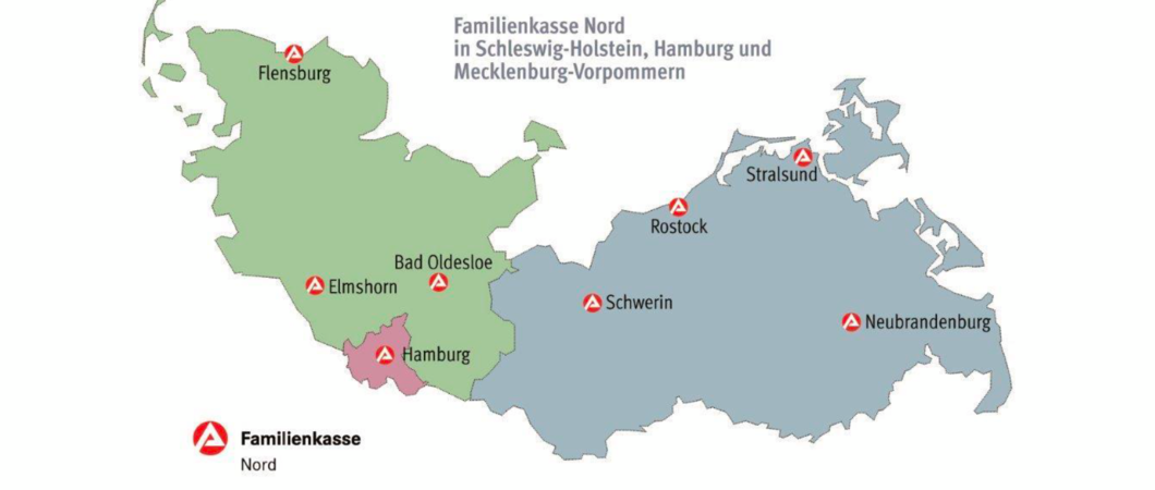 Alle acht Standorte der Familienkasse Nord - auch Schwerin - bleiben am 14. Novem-ber 2023 geschlossen.