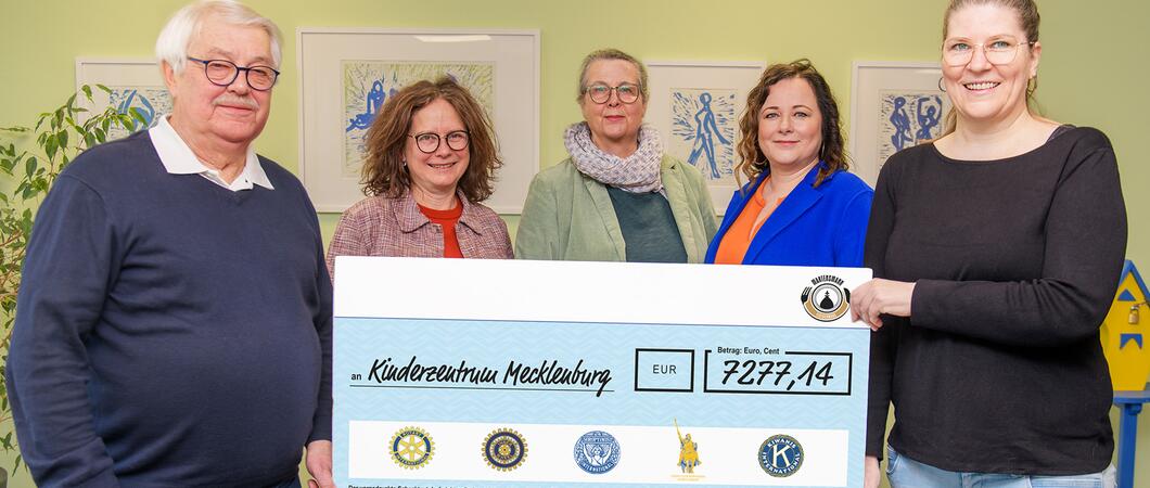 Der Martensmann-Festschmaus der Schweriner Serviceclubs im November hat wieder einmal eine großartige Spendensumme von mehr als 7.000 Euro hervorgebracht.