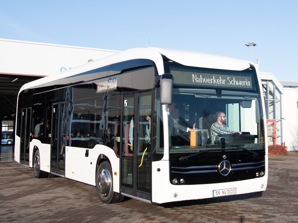 Mit den neuen E-Bussen setzt der NVS einen weiteren Meilenstein in Richtung „Sauberer ÖPNV“