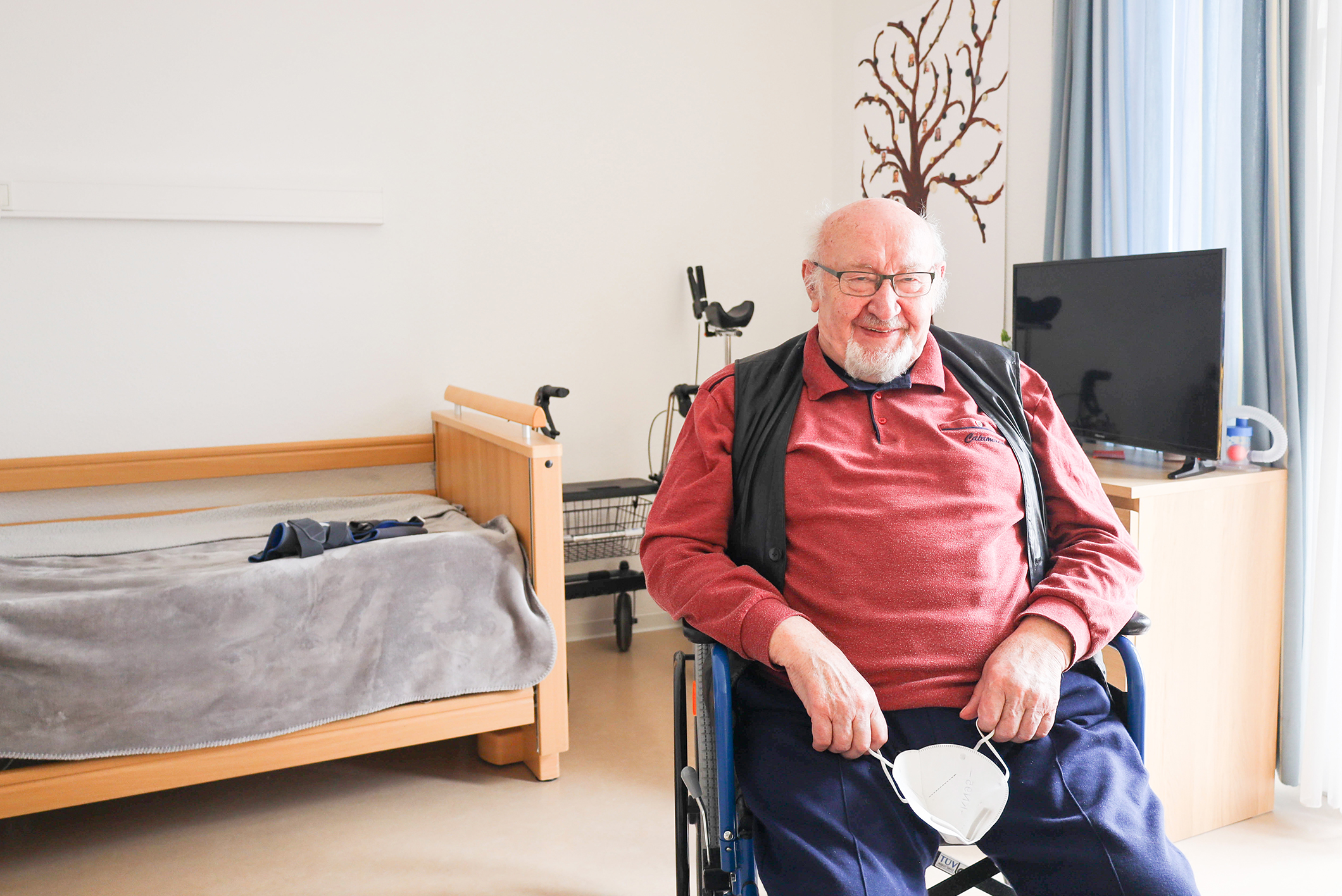 Hans-Heinrich Krohn engagiert sich im Bewohnerbeirat für seine Mitbewohner im Seniorenzentrum