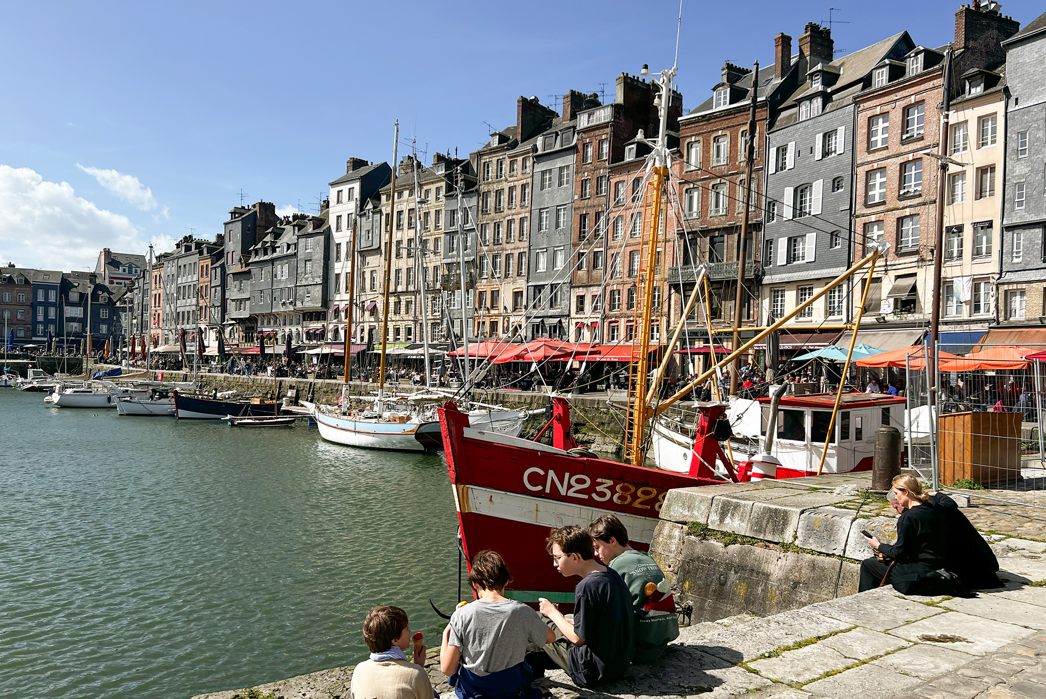 Am Hafen von Honfleur
